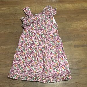 Janie and Jack Floral Dress - Pink and Orange